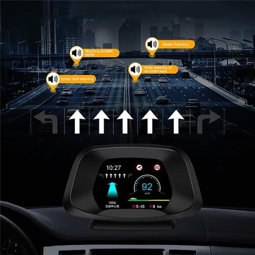 Head-Up Display Car Monitor OBD GPS Navigation Projector HUD High-tech Driving Universal Car Accessories
