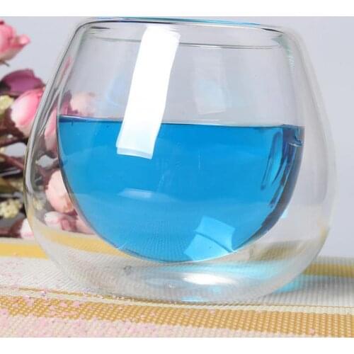 Transparent Heat-resistant Borosilicate Double-layer Glass Clear Beer Cup
