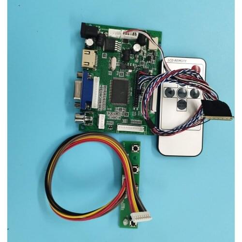 Kit Work for LTN116AT01 driver display LED HDMI 2AV remote LCD Controller Board 40pin panel 1366x768 Screen VGA AV