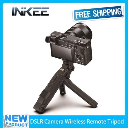 Inkee IRONBEE Mini DSLR Camera Tripod Wireless Control Remote Shooting Grip Vlog Photography Selfie Stick for Canon Sony