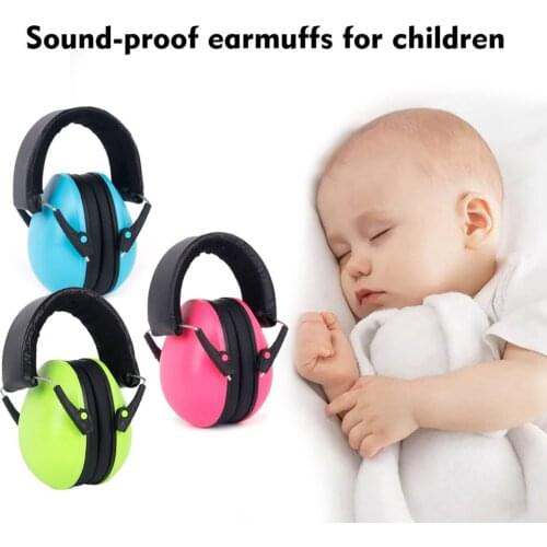 Baby Children Sleep Ear Defenders Noise Proof Earmuffs Baby Boys Girls Anti-Noise Durable Headphone