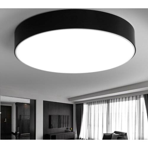 Modern simple LED ceiling lamp apartment circular bedroom room lamp living room study corridor lamps