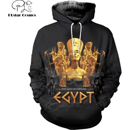 Mysterious retro ancient Horus Egypt goddess Pharaoh totem 3d hoodies/Sweatshirt Winter autumn funny long sleeve streetwear-41