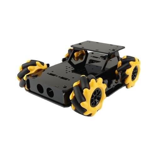 TT Motor Motor 4WD Omni Directional Mobile Car Mcnaim Wheel Car Chassis Wheat Wheel