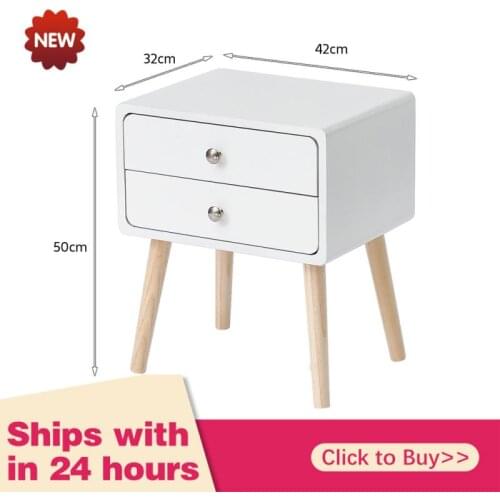 1PCS Bedside Cabinet Table Nightstand Modern Storage Bedroom Home Furniture Drawers Chest Simple Modern Bedstand Cabinet HWC