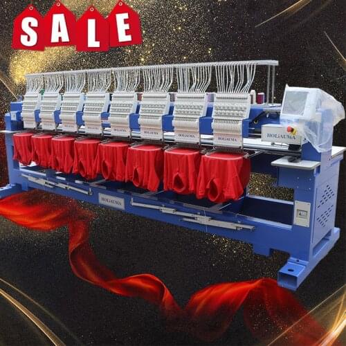 10 year service guaranteed cheap 8 head embroidery machine price high speed multi head computerized embroidery machine for sale