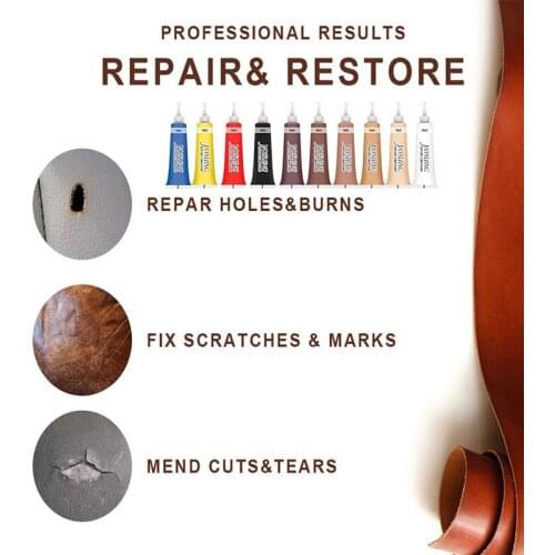 1pc Leather Paint Touch Up for Car leather Car Seat Touch Up & pain Scar Repair