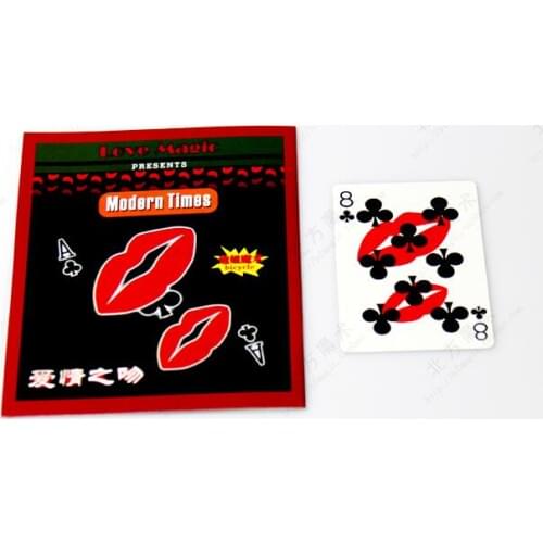 5 Pcs/Lot The Kiss Of Love - Card Magic Tricks,Accessories,Stage Magie Props,card magic Show,magic playing cards,card magic