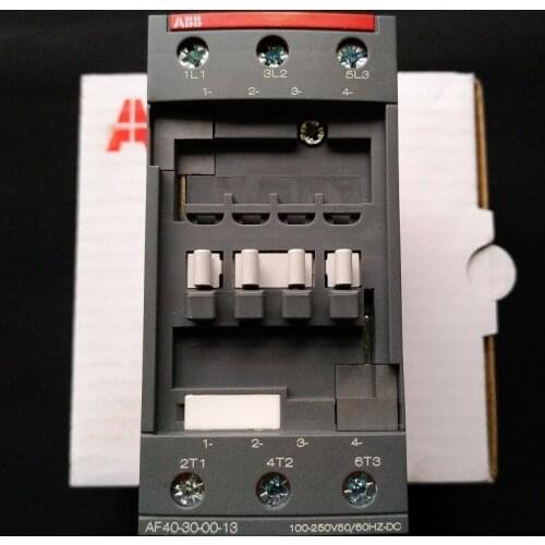 ABB 3-ploe contactors AF series AC/DC 50HZ/60HZ DC 24V~500V 40A 18.5kw AF40-30-00-11 AF40-30-00-12 AF40-30-00-13 AF40-30-00-14