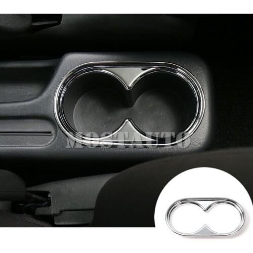 ABS Interior Console Water Cup Holder Trim Cover For Suzuki Jimny 2007-2017 1pcs Silver/Red Car Accessories Interior Car Decor