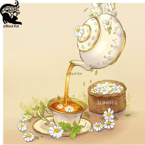 Flower Teapot Pour Tea into Teacup Metal Cutting Dies for Scrapbooking Craft Paper Card Tea Party Stencil Embossing Die Cuts