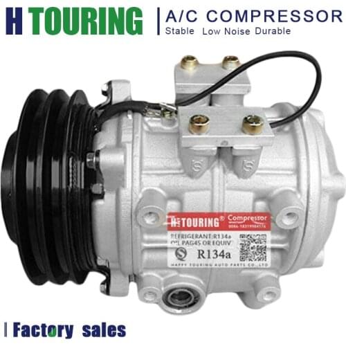 For car Hino Rainbow ac a/c Compressor for Toyota Coaster bus 10P25B 047200-6290 047300-3250 147100-4210 0472006290 0473003250