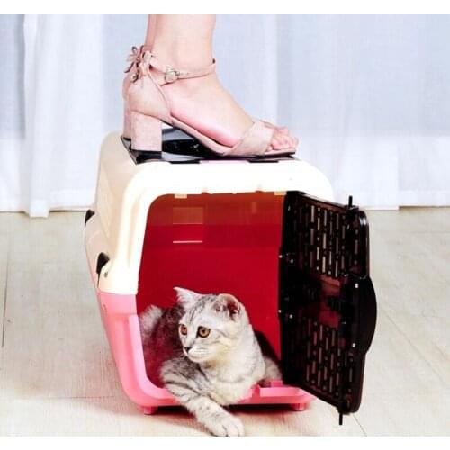 Hot Carriage House Dog Walking/Shopping/Trip Kennel Dog/Cat Pet air travel box Carrier Cage Pet Capsule Bag