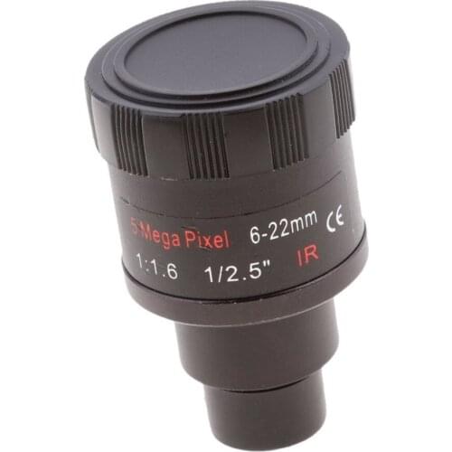 F2.2 Aperture 1/2.5'' M12 Mount Focal 6.0-22mm CCTV Lens 5MP