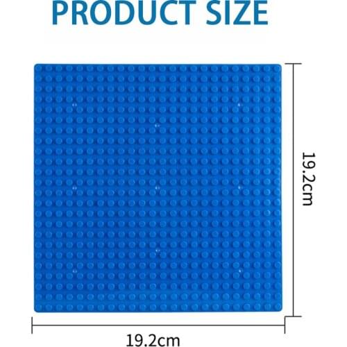 Aquaryta 1pcs Baseplate Figures Bricks 24x24 Building Block DIY Plastic Bricks Size Compatible All Band Toys GIFT for Children
