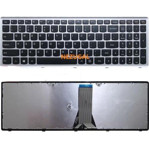 US Keyboard for Lenovo for IdeaPad G500C G500S G500H S500 S500C G505s G510S S510p Z510 Laptop keyboard black silver