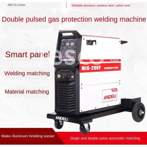 MIG / NB-200 / 350/500 pulse two welding welding 220V / 380 gas protection aluminum body sheet metal welding machine