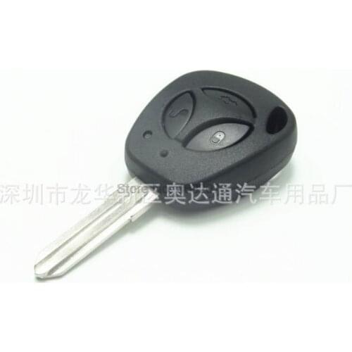 By DHL/Fedex 200pcs new 3 Buttons Replacement Car Key Shell For Lada Uncut Auto Blank Remote Key Case Cover Fob priora kalina