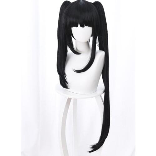 DATE A LIVE Tokisaki Kurumi Cosplay Wig Tokisaki Kurumi Wig Cosplay Wig + Hair Cap Heat Resistant Synthetic Hair 100cm