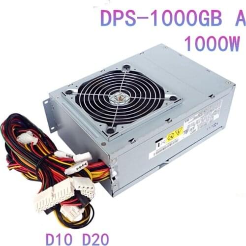 Almost New Original PSU For Lenovo D10 D20 1000W Power Supply DPS-1000GB A 41A9765 41A9764