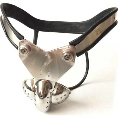 New Penis Cage Stainless Steel Male Adjustable Chastity Belt BDSM Bondage Device For Men Sex Toys Cock Cages Chastity Devices