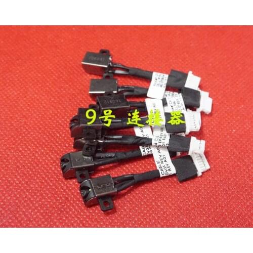DC Power Jack with cable For DELL 5565 5567 3162 3168 3164 P24T P25T laptop DC-IN Flex Cable