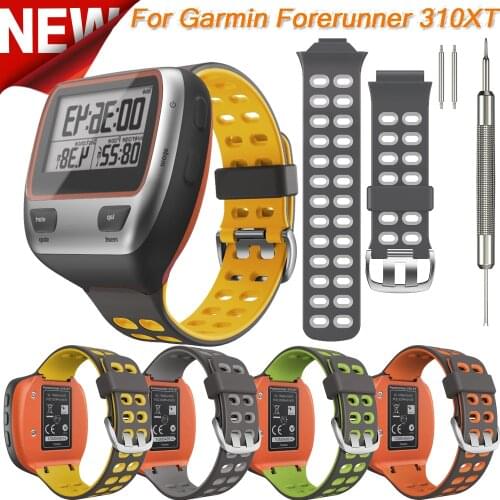 Watchband For Garmin Forerunner 310XT Sport Silicone Smart Watch Forerunner310 XT Wrist Straps Bracelet Accessories Correa