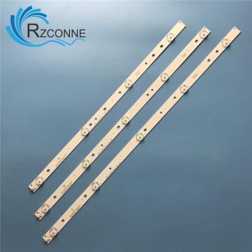 LED Backlight strip 5/4 lamps For AKAI 55'' TV AKTV551 JS-D-JP5520-A41EC B51EC C51EC (60416) MS-L0956 6V/LED