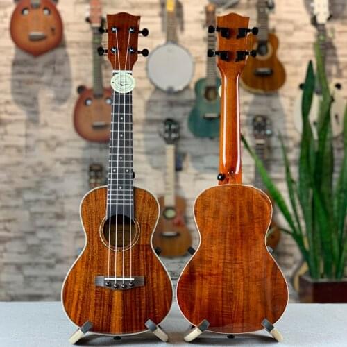 23 inch Ukulele Acacia Wood Solid Mini Guitar 4 Concert Light High Quality Ukulele Playing Musical Instrument UK2398