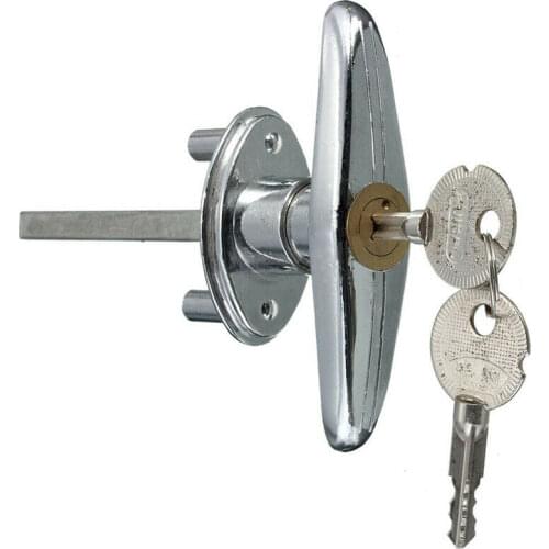 Release lock for garage door opener, security emergency garage door release lock