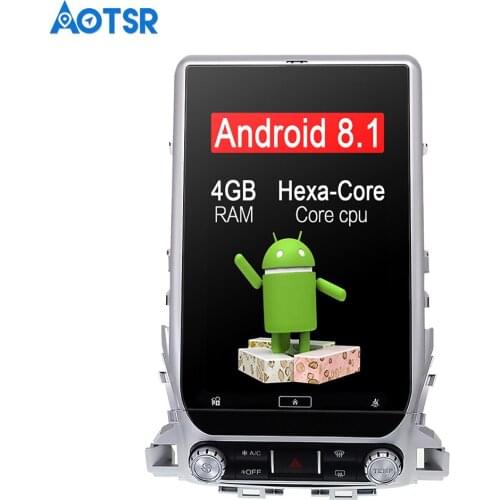 13.6 Inch Android 9.0 Car No DVD player GPS Navi For Toyota Land Cruiser LC 200 2016 2017 Autoradio Stereo Recoder Headunit WIFI