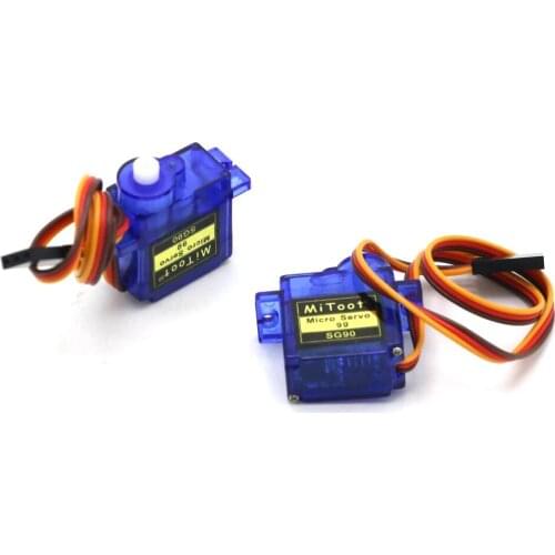 4pcs Mitoot Rc Mini Micro 9g 1.6KG Servo SG90 for RC 250 450 Helicopter Airplane Car Boat For Arduino