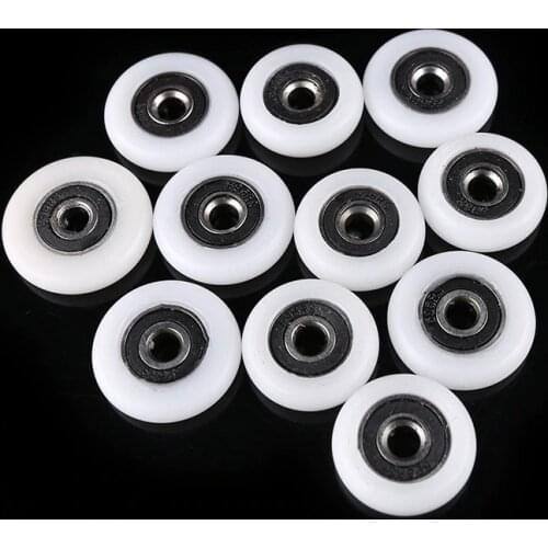 8pcs Shower Door Rollers/Runners/Spares 19/20/23/24/25/26/27mm wheels diameter, 5mm hole
