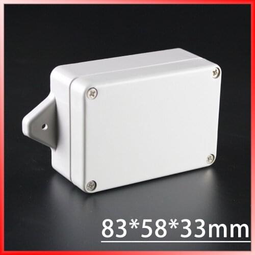 83*58*33mm 1 piece ip65 wall mounting waterproof plastic enclosure/box for electronic