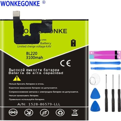 WONKEGONKE BL 220 BL220 Battery for Lenovo S850 S850T Batteries Bateria