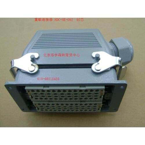 Aviation plug connector hdc-hee-092