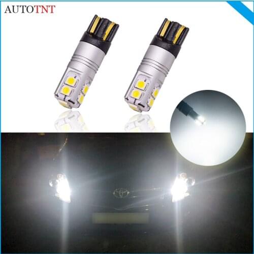 2pcs Car Auto LED T10 Canbus 194 168 W5W bulb light canbus no error for Toyota RAV4 1 2 3 4 Land Cruiser 200 100 80 70 60 55 40