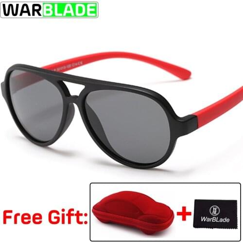 Flexible Kids Sunglasses Cycling Polarized TR90 Sung lasses Boys Birls Soft Silicone Children Eyewear Outdoor Goggle With Case