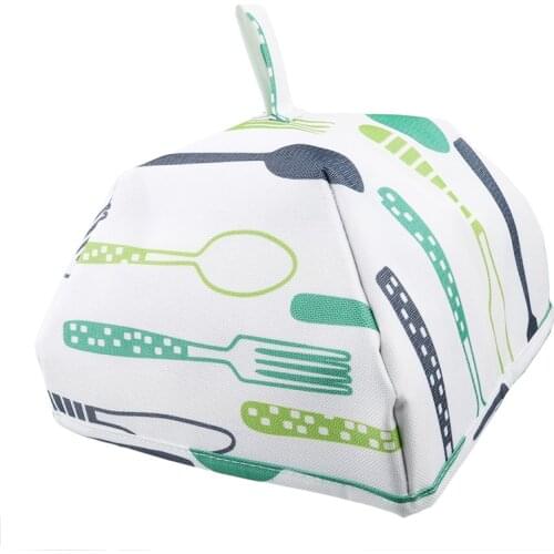 Folding Lunch Bag Kids Insulated Cold Canvas Tool Dust Cover Printed Keep Food Temperature Bag Durable Kitchen Supplies