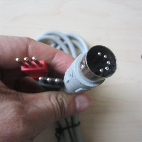 Square Electrode Heat Pads Electric Wires Connector Cables 2.5mm pin for EMS Infrared Stimulation Spa Machine