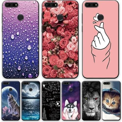 For Huawei Y6 Prime 2018 Case Y6 Prime 2018 Matte Silicone Phone Case For Huawei Y6 Prime 2018 5.7 inch Pop Soft Back Cover Case