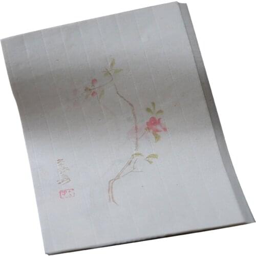 Chu Pi Zhi Letterhead 20sheets Brush Calligraphy Half Ripee Xuan Paper Chinese Small Regular Script Calligraphy Letterhead