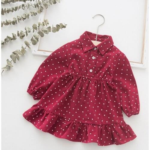 New Baby Girls Cotton Dress 2019 Autumn Winter Clothes Infant Toddler Girl Dress for Newborn Girl Kid Cotton Christmas Dresses
