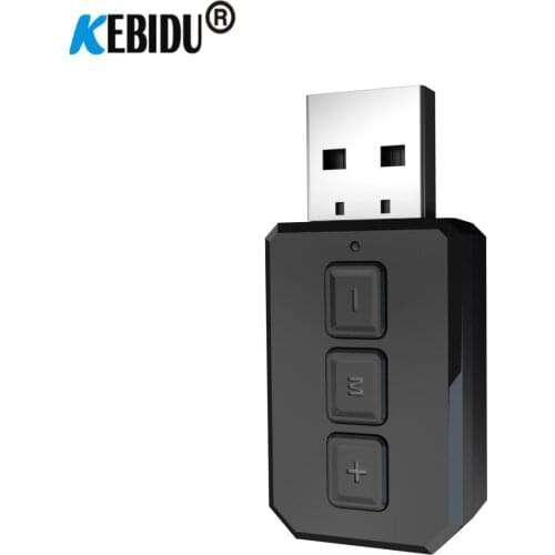 Newly Wireless Adapter 2 In 1 Bluetooth 5.0 Audio Receiver Transmitter mini 3.5mm Jack Aux USB Stereo Music for TV Car Pc