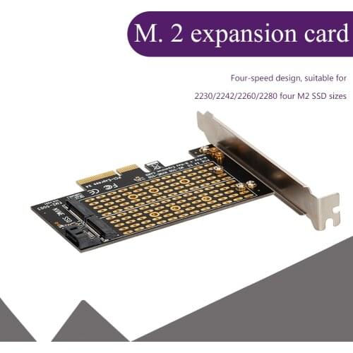 Adapter expansion board PCIe NVME SATA M.2 PCI-Express 3.0 X4 adapter PCIe NVME SATA M2 NGFF SSD 2230 2242 2260 2280