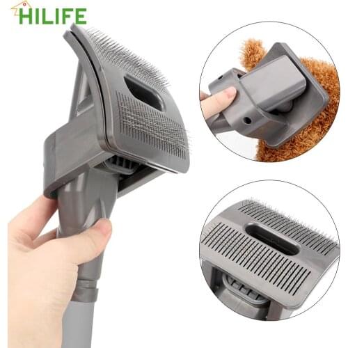 Pet Fur Hair Vacuum Groomer for Dyson Vacuum Cleaner Grooming Tools Pet Products Dog Cat Combs Dog Supplies