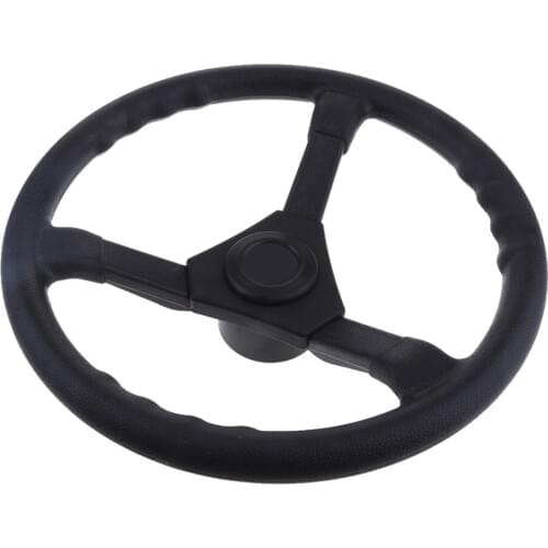 Marine Boat Steering Wheel - Non-directional 13-1/2 inch Key Way Tapered for Boatting, Vessels, Yacht