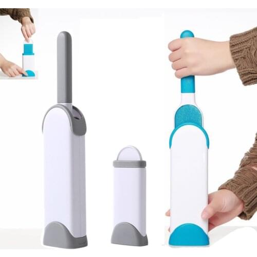 Pet Dog Cat Hair Brush Cleaning Kit Double-Sided Reusable Pet Hair Removal Brushs Clothes Cleaning Flannel Brush For Dogs Cats
