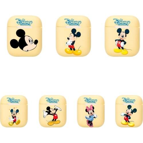 Mickey Silicone Case For Apple Airpods 1/2 Cover Protective Earphone Case Headphones Cases Protective For Apple Cover