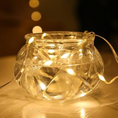 Upgrade Outdoor Dimmable Soft Cord Copper Fairy Waterproof Strip String Lights 20M 50M 100M Decoration Garden Party Christmas